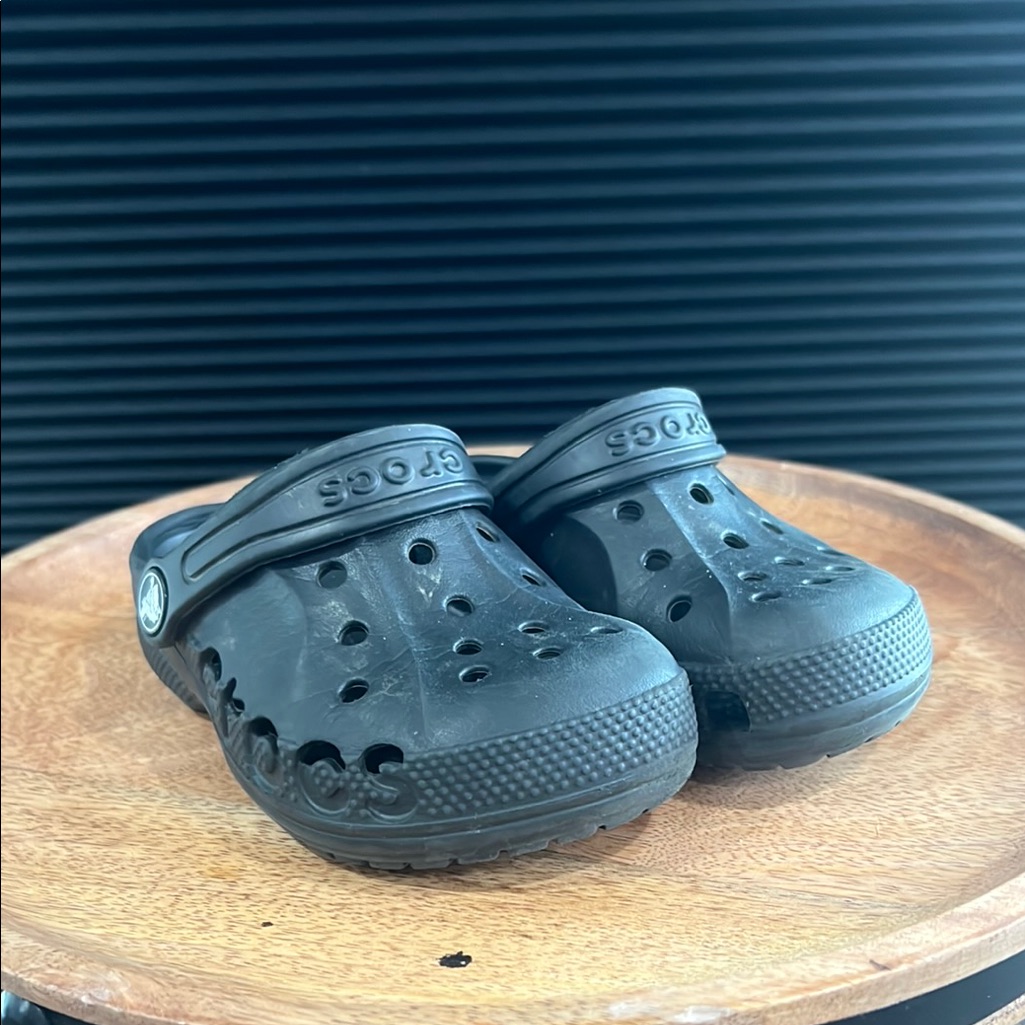 Kids Black Crocs Clogs